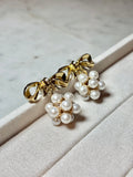 PEARL BOW ÈLAN EARRINGS