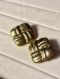 GILDED WOVEN STUDS