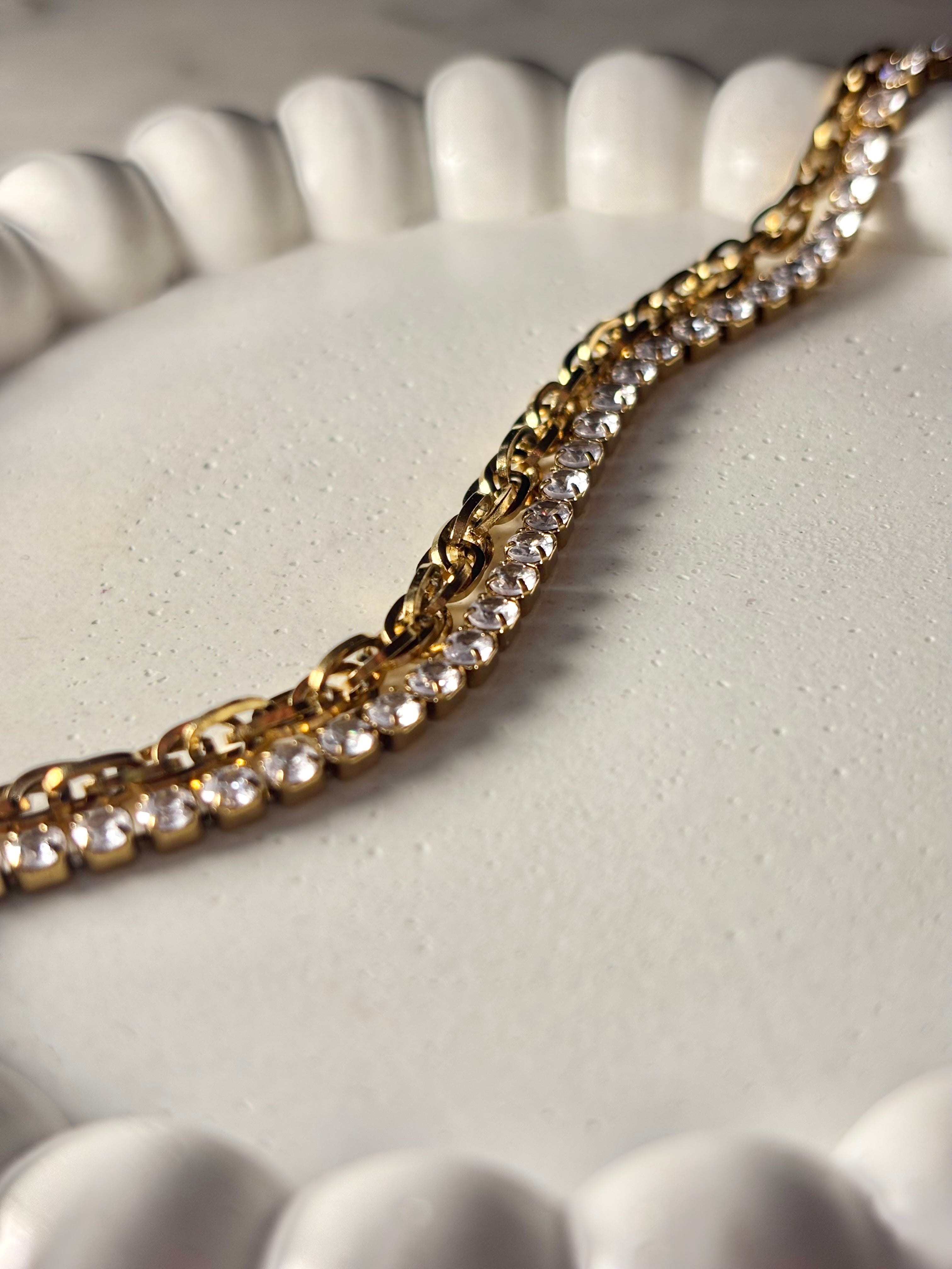 MANHATTAN LAYERED TENNIS BRACELET