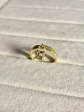 HEART-LOCK CHARM RING