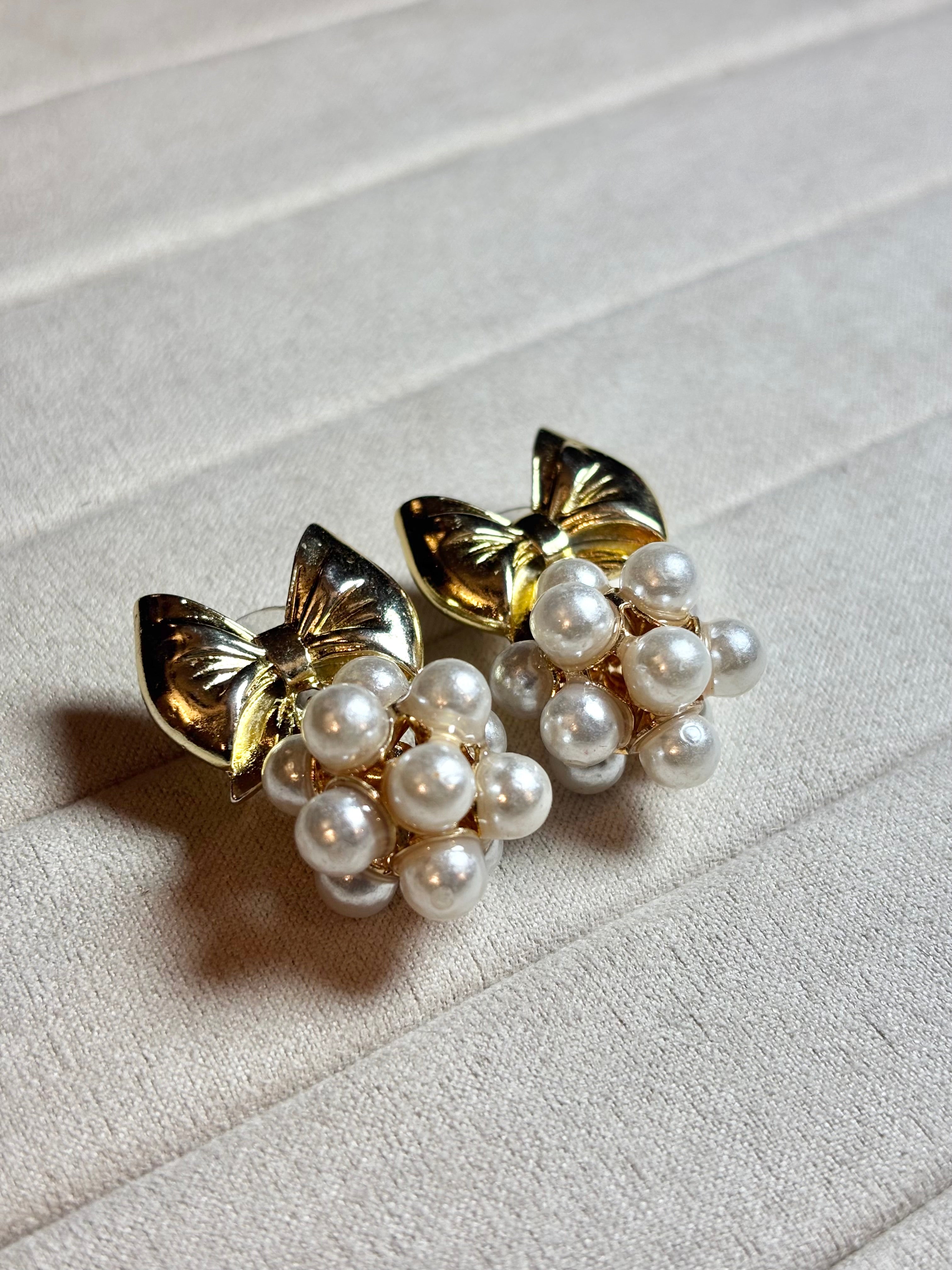 PEARL COQUETTE EARRINGS